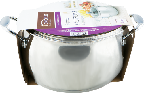 

Кастрюля HOMECLUB Elegance нержавеющая сталь 6.6 л