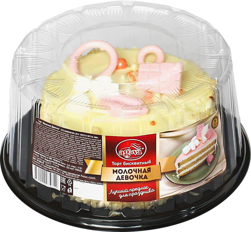 

Торт АГАВА М Молочная девочка, 600г