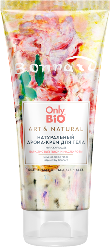 Крем-масло для тела Only Bio Увлажняющее Пион и масло розы 200 мл