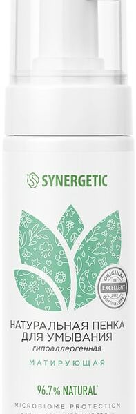 Пенка для умывания Synergetic матирующая 150мл