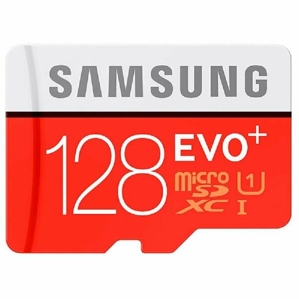 Карта памяти Samsung EVO Plus microSDXC 128Gb UHS-I Cl10 +ад, MB-MC128GA/RU