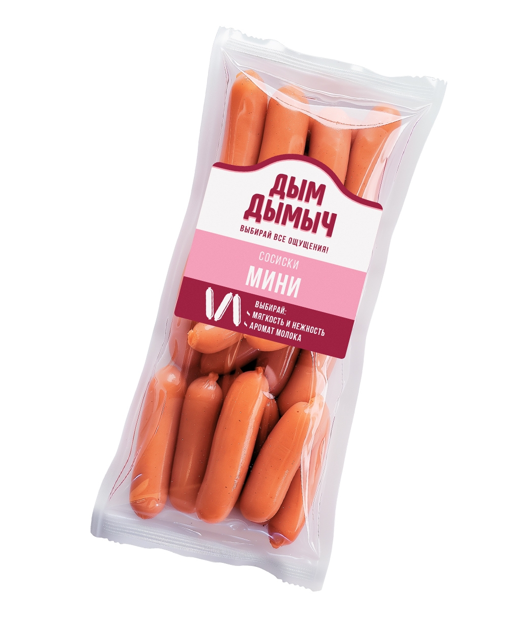 

Сосиски Дым Дымыч Мини 3 сорт 800 г
