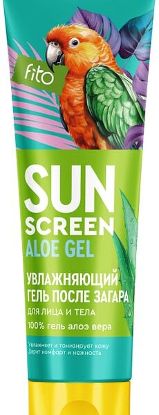 Гель после загара для лица и тела Sun Screen увлажняющий 75мл