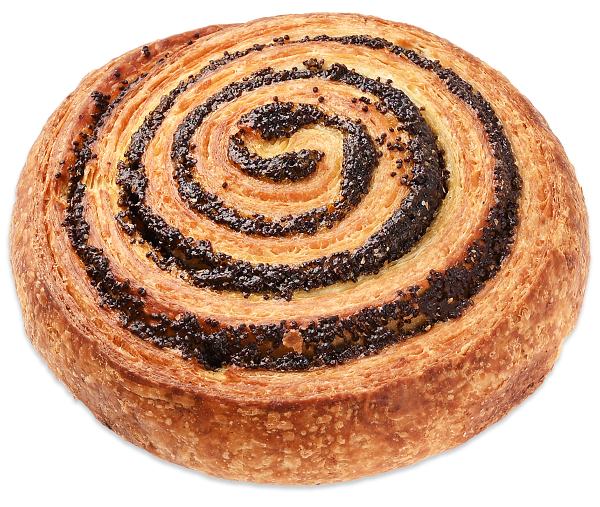 Булочка Улитка с маком 2*110г ТМ Ашан 