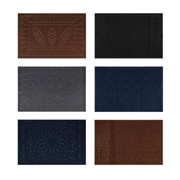 Коврик придверный Vetta резиновый с ворсом полиэстер, 40х60 см, cx1014