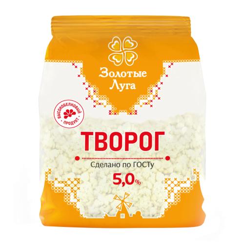 

Творог Золотые луга 5% 350 г