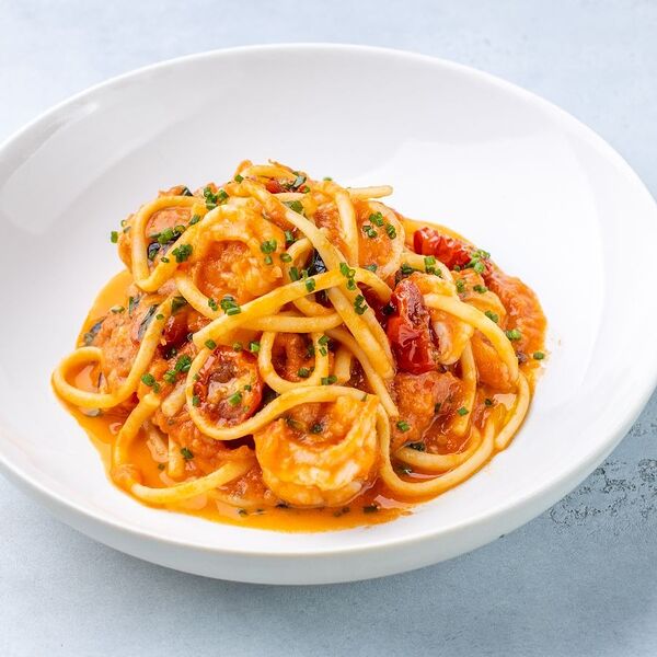 Паста с креветками