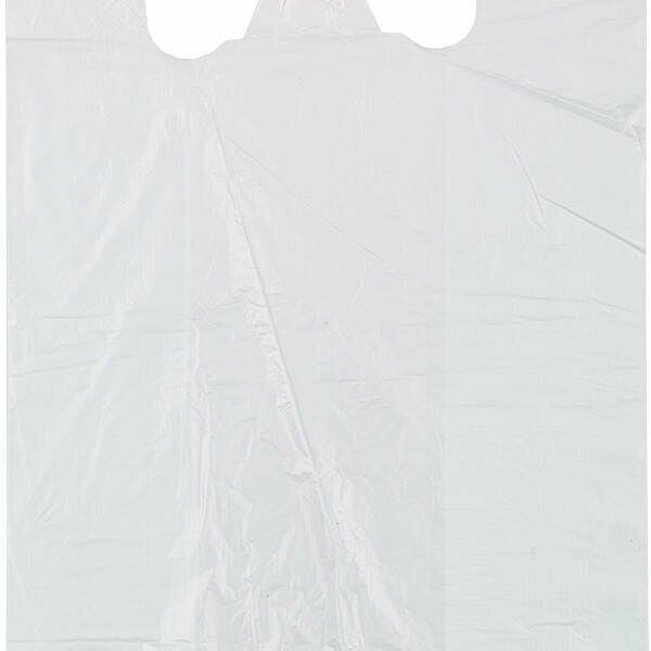 Пакет-майка ПНД 25+12х45 12мкм 100шт./уп. белая