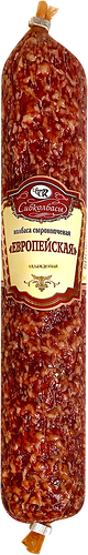 Колбаса сырокопченая Сибколбасы Европейская, 300г