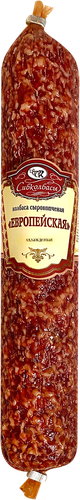 

Колбаса сырокопченая Сибколбасы Европейская 300 г