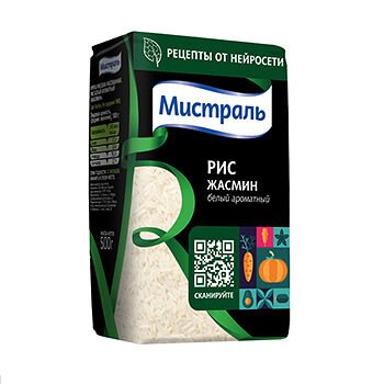 Крупа Мистраль Рис Жасмин 500г 