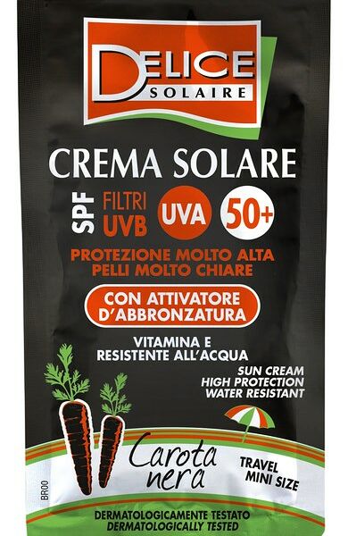 Крем солнцезащитный Delice Черная морковь SPF 50
