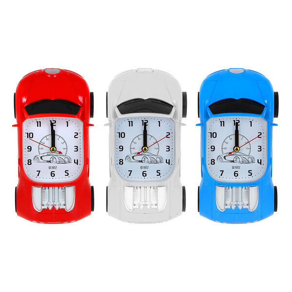 Ladecor chrono будильник в виде машины 18х6х10см, 1хaa, пластик