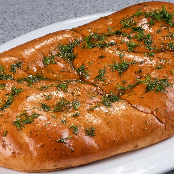 Лепешка Фокачча 200г с чесноком, собственное производство