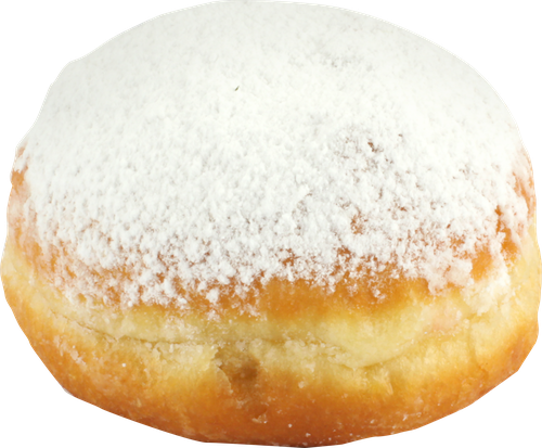 

Пончик Берлинер с вареной сгущенкой вес