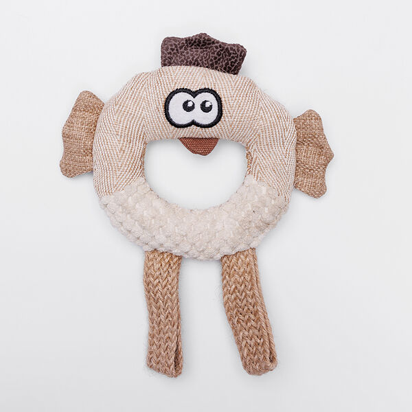Игрушка для собак Кольцо Птица, 15 см