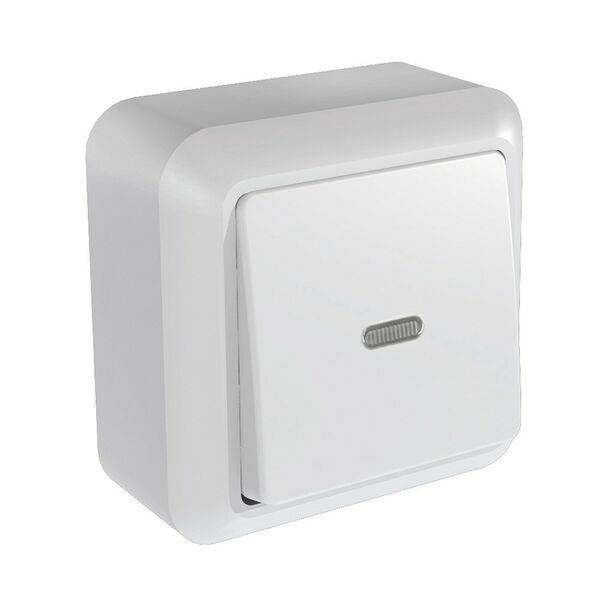 Выключатель одноклавишный Оптима А110-386