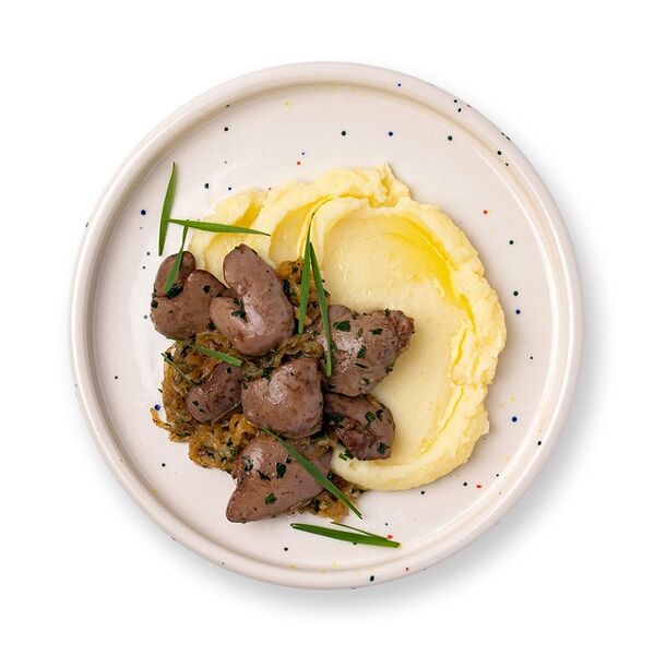 Печень цыплёнка-бройлера с картофельным пюре «Азбука Life» 260 г