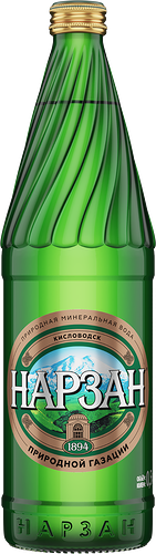 Вода минеральная Нарзан природной газации лечебно-столовая 500 мл