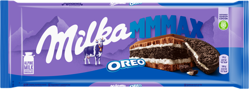 

Шоколад молочный Milka Oreo Mmmax с начинкой со вкусом ванили и печеньем 300 г