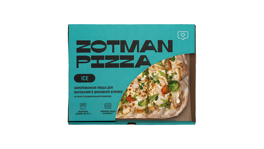 Пицца Zotman Цыпленок с песто замороженная