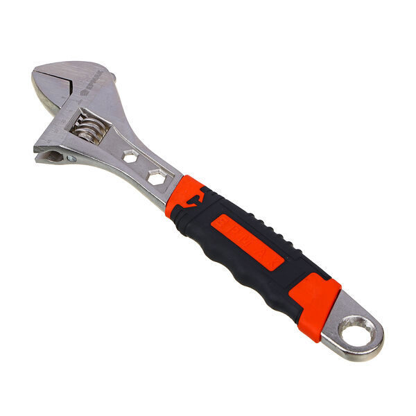 Ермак ключ разводной 300мм с обрезиненной ручкой