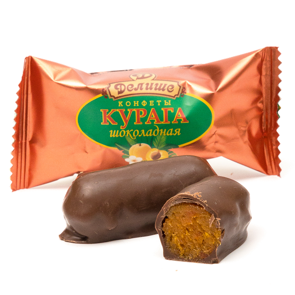 Конфеты DELISSE Курага в глазури 200 г