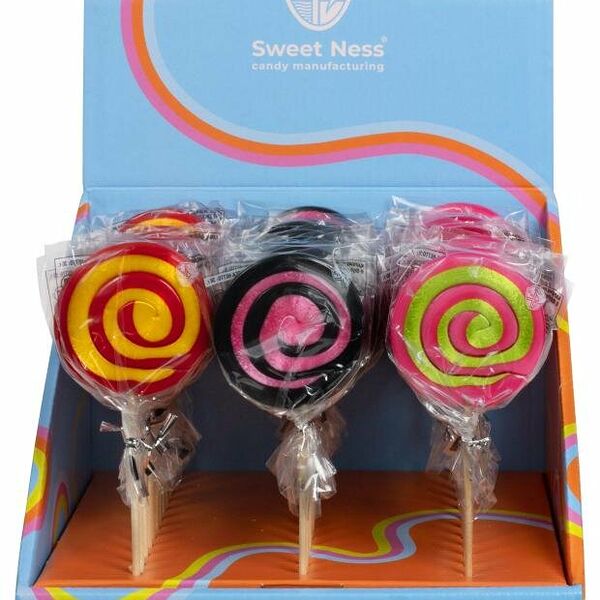 Карамель леденцовая Sweet Ness фигурная Завиток фруктовый микс
