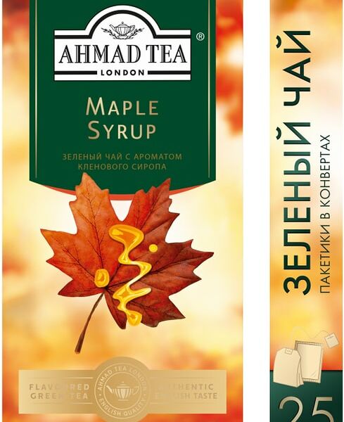 Чай зеленый Ahmad Tea Maple Syrop 25*1.5г