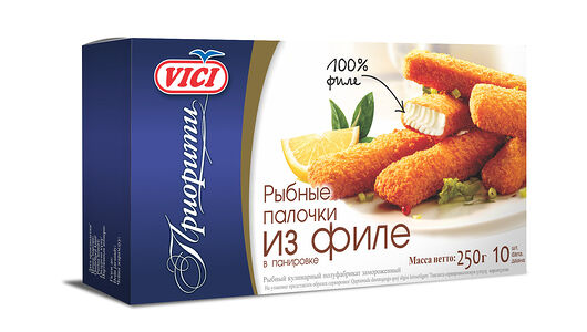 Рыбные палочки из филе Vici замороженные (Продукт замороженный)