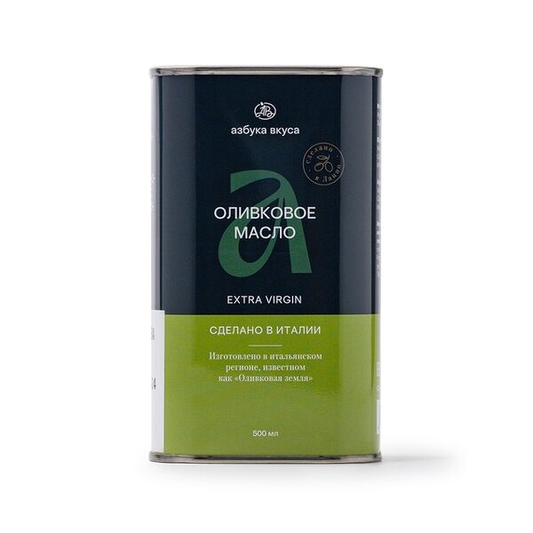 Масло оливковое нерафинированное первого холодного отжима, «Азбука вкуса», 500 мл