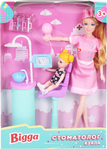 

Набор игровой BIGGA Кукла-стоматолог, 9 предметов, Арт. B1487230