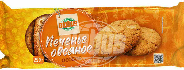 Печенье овсяное Глобус особое