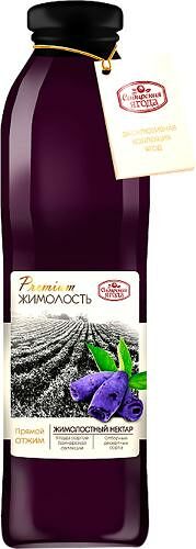 Нектар жимолостный Сибирская ягода Premium прямой отжим, 500мл
