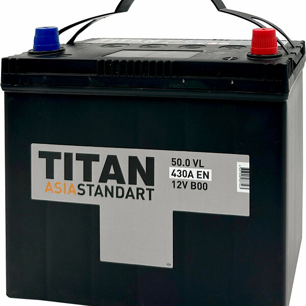 Аккумулятор TITAN ASIA STANDART 50 Ач 430 А обратная полярность