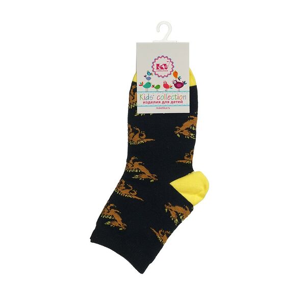 Детские носки Красная ветка Kids Collection Динозавры, синие, р.18-20