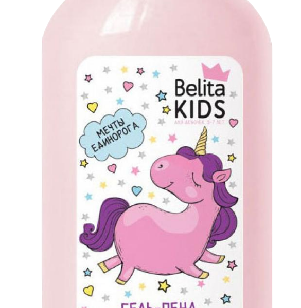 Гель-пена для ванны Belita Мечты единорога Kids