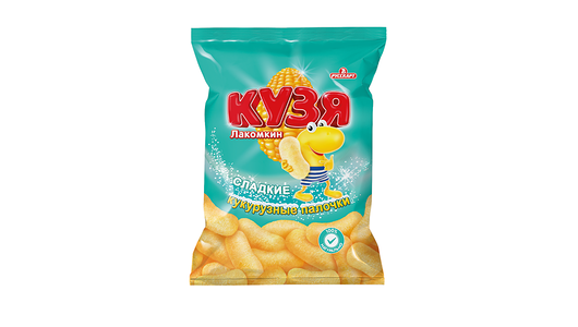 Кукурузные палочки Кузя Лакомкин сладкие 100г
