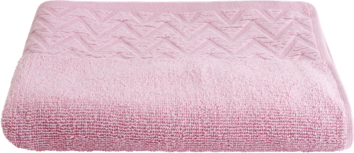 

Полотенце махровое Homeclub Плиссе 50x80 см, розовое, хлопок, Арт. ПТА-3625-3733