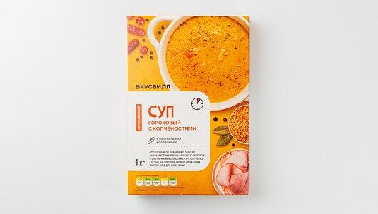 Суп гороховый с копченостями, замороженный