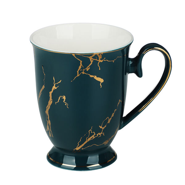 Millimi марбл кобальт кружка 320мл, костяной фарфор