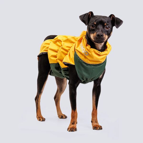 Жилетка Rungo с подкладкой из мембраны, длина спины 34 см, обхват груди 55 см, банан (мальчик)