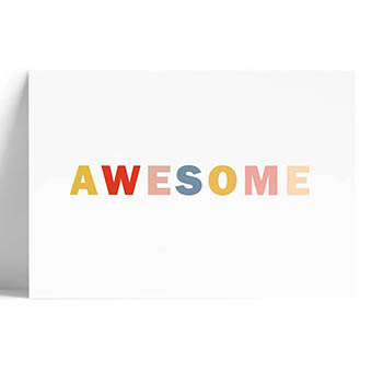 

Открытка O Paper Paper O'Awesome
