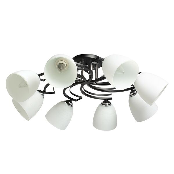 Люстра Блеск, Е27, 40 Вт, черный 45x74x74 см