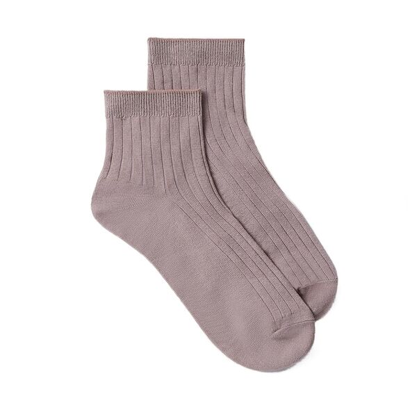 Носки средней длины женские из хлопка, цвет кофе с молоком, Belle You, размер 38-39 (25), Китай