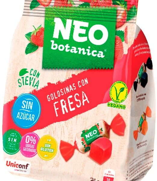 Конфеты Neo Botanica с желейным корпусом Клубника 150г