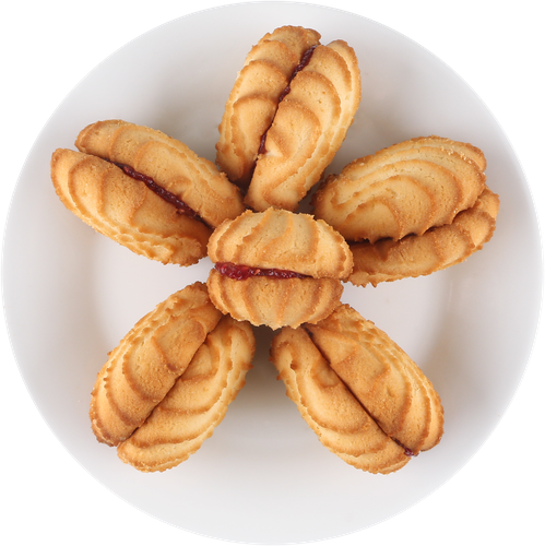

Печенье Лента Fresh Ракушки с джемом вес