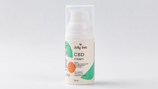 Крем для лица c CBD и ниацинамидом, Jully Bee