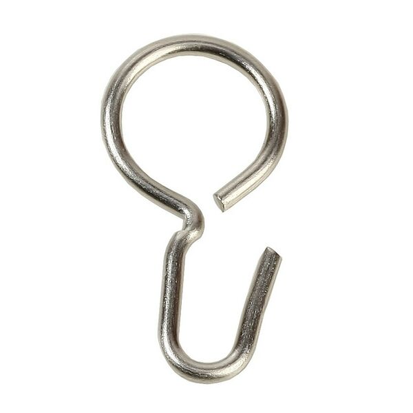 Крючки Арт-Декор для струны металл, никель 10 шт.