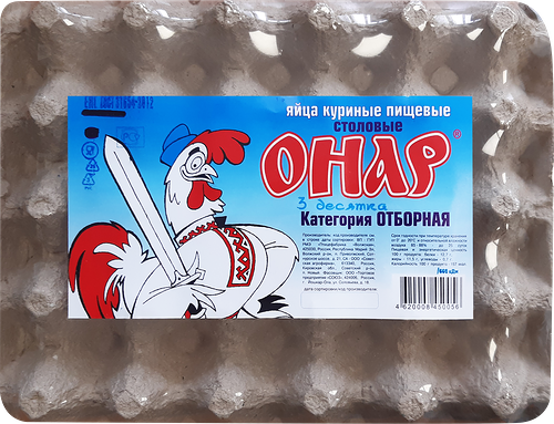 Яйцо куриное Онар СО, 30шт